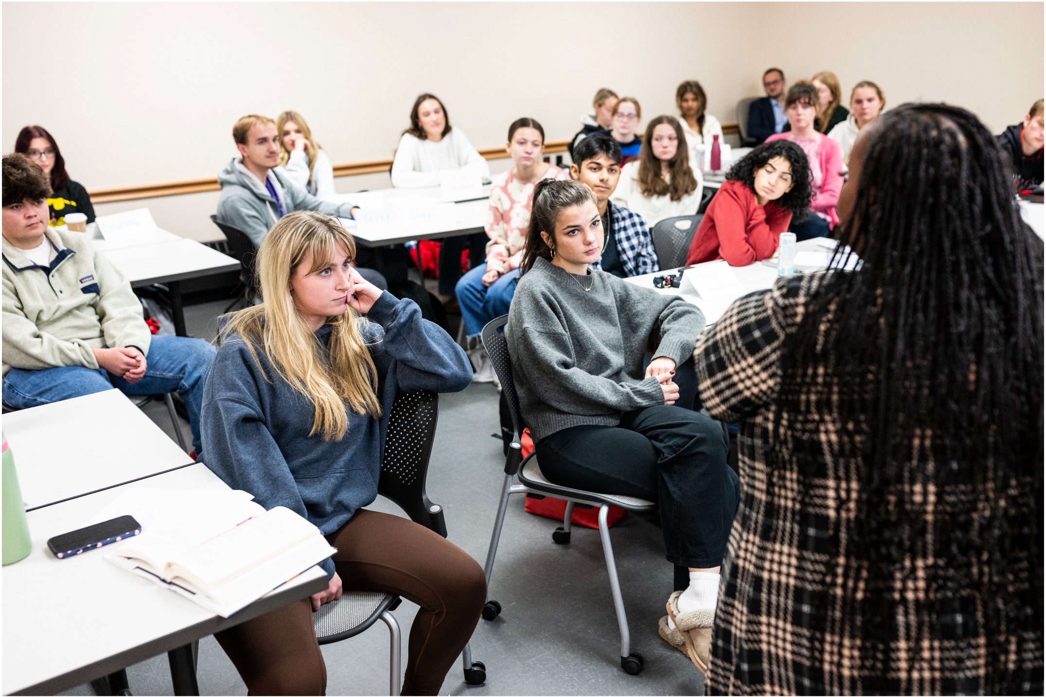A classroom full of students